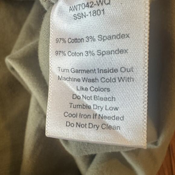 ATM Anthony Thomas Melillo Shirt Dress S Camo Pockets Stretch Cotton Military - Picture 12 of 15